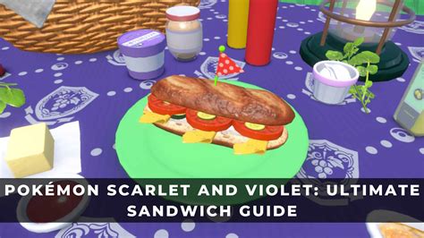 pokemon scarlet and violet sandwich calculator|sandwich shop pokemon violet.